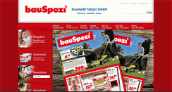 Desktop Screenshot of bauspezi-tabarz.de